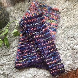 Colorful Knitted Cropped Sweater